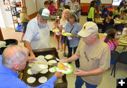 Pancake Breakfast at Community Church. Photo by Terry Allen.
