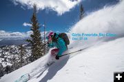 Girls Freeride Ski Clinic. Photo by Sublette County Ski & Snowboard Association.