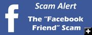 Facebook scam. Photo by .