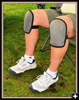 Charlie's Knee Pads. Photo by Terry Allen.