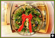Mountain Man Christmas Wreath Auction. Photo by Terry Allen.