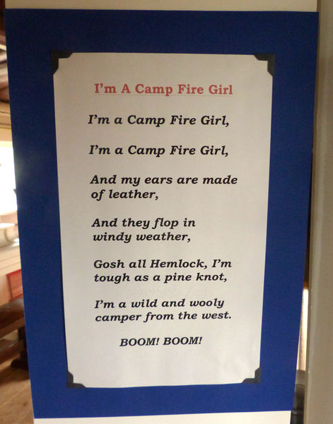 I'm a Camp Fire Girl. Photo by Dawn Ballou, Pinedale Online.