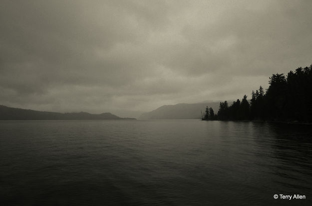 Rainy Fremont Lake. Photo by Terry Allen.