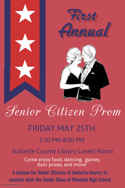 Senior Citizen Prom. Photo by Sublette County School Dristrict #1.