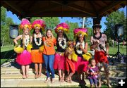Miss Michelle and Hula Girls. Photo by Terry Allen.