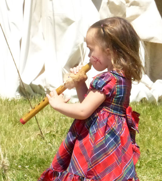 Flute Player. Photo by Dawn Ballou, Pinedale Online.