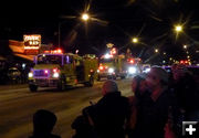 Fire trucks. Photo by Dawn Ballou, Pinedale Online.