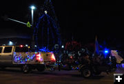 Girl Scouts float. Photo by Dawn Ballou, Pinedale Online.