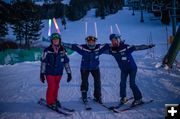 Happy Torchlighters. Photo by White Pine Ski Resort.
