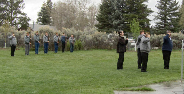 National Anthem. Photo by Dawn Ballou, Pinedale Online.