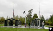Veterans Memorial. Photo by Dawn Ballou, Pinedale Online.