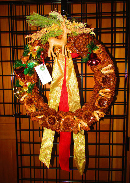 Ruth Noble wreath. Photo by Dawn Ballou, Pinedale Online.