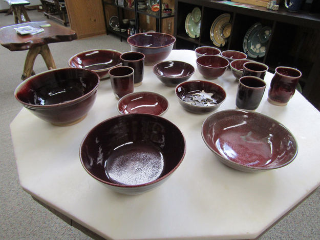 Red Pottery. Photo by Dawn Ballou, Pinedale Online.