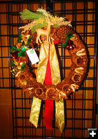 Ruth Noble wreath. Photo by Dawn Ballou, Pinedale Online.