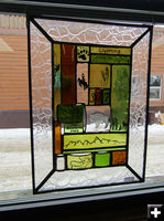 Wyoming in Stained Glass. Photo by Dawn Ballou, Pinedale Online.