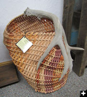 Antler Basket. Photo by Dawn Ballou, Pinedale Online.