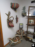 Handwoven Baskets. Photo by Pinedale Online.