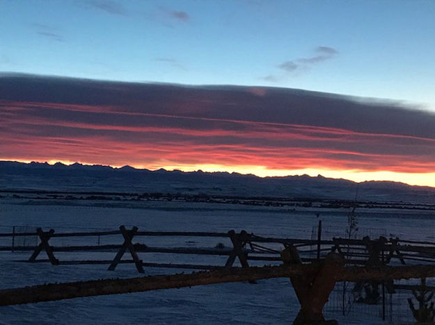 Wyoming Sunrise. Photo by Karen Forrester.