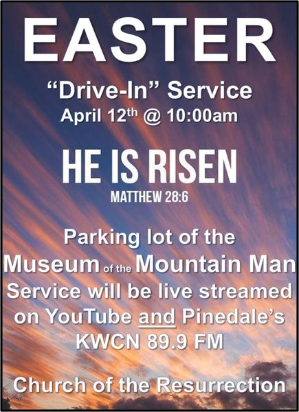 Easter 'Drive-In' Service. Photo by Church of the Resurrection.