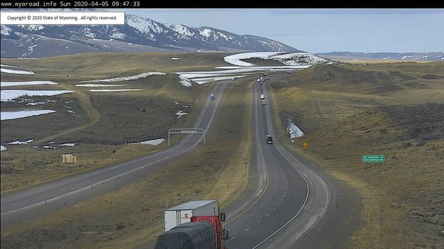 Interstate 80. Photo by Wyoming Department of Transportation.