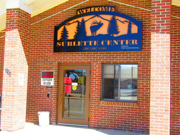 Sublette Center - No Visitors. Photo by Dawn Ballou, Pinedale Online.