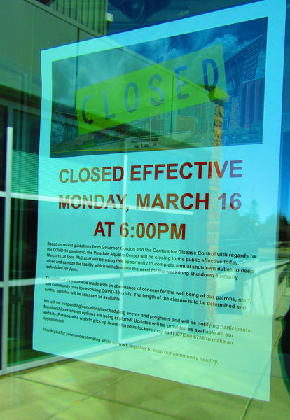 Closed since March 16th. Photo by Dawn Ballou, Pinedale Online.