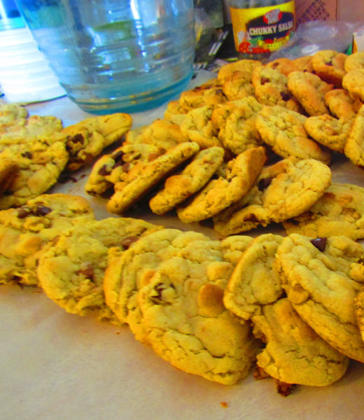 Baking cookies. Photo by Dawn Ballou, Pinedale Online.