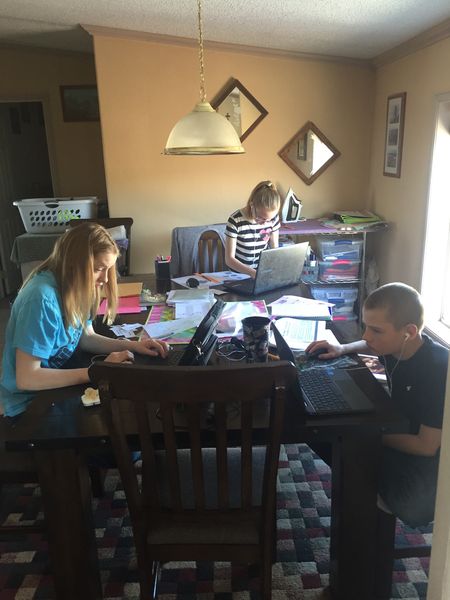 Homeschooling. Photo by Pinedale Online.