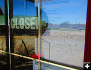Do Not Come In If. Photo by Dawn Ballou, Pinedale Online.