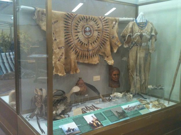 Women of the fur trade display. Photo by Pinedale Online.