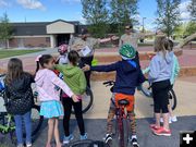 Bike Safety. Photo by Pinedale Aquatic Center.