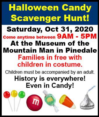 Halloween Candy Scavenger Hunt. Photo by Pinedale Online.