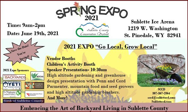2021 Spring Expo. Photo by Sublette County Conservation District.