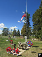 Canon memorial. Photo by Dawn Ballou, Pinedale Online.