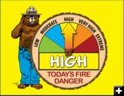 Fire Danger High. Photo by Bridger-Teton National Forest.