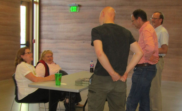Book signing. Photo by Pinedale Online.