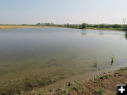 New fishing pond. Photo by Dawn Ballou, Pinedale Online.