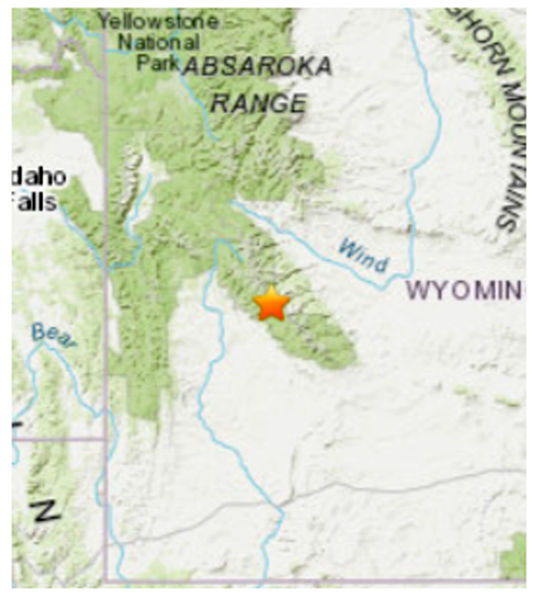 Boulder quake August 24, 2021. Photo by USGS.