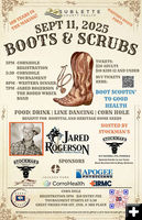 Boots & Scrubs Sept. 11. Photo by .