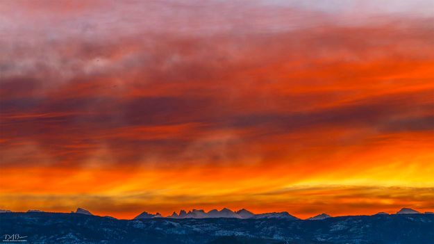 January 16 sunrise. Photo by Dave Bell.