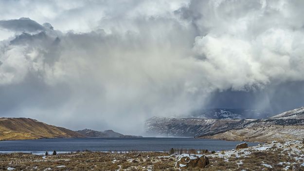 Gnarly Snow Squall. Photo by Dave Bell.