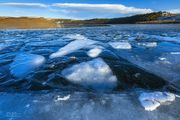 Frozen Icy Chunks. Photo by Dave Bell.