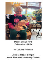 Celebration of Life for LuAnne Freeman June 4, 2025