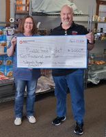 Rocky Mountain Power Foundation donation to the Pinedale Community Food Basket